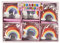 12x Radiergummi Regenbogen Radierer Mitgebsel Kindergeburtstag Mitgebsel Radirgummi Rainbow Eraser STUWU