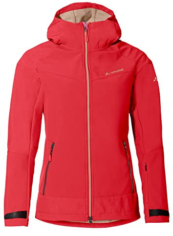 VAUDE Damen Women's All Year Elope Softshell Jacket, Flame, 38 EU