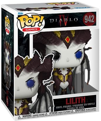 Funko Pop! Super: Diablo 4- Lilith - Vinyl-Sammelfigur - Geschenkidee - Offizielle Handelswaren - Spielzeug Für Kinder und Erwachsene - Video Games Fans - Modellfigur Für Sammler und Display