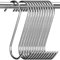 12 Pcs Stainless Steel Meat Hooks, 6 Inch S Shaped, For Hanging Bacon Sausage, Smoking, Drying, Grilling BBQ