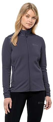 Jack Wolfskin Damen KOLBENBERG FZ W Fleece-Jacke, Graphite, S