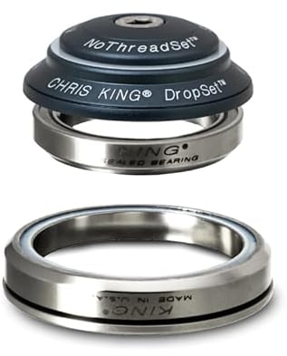 Chris King DropSet 3 Tapered Steuersatz, Edelstahl-Lager, 1 1/8-1.5, GripLock, IS41/28.6, CBZ2