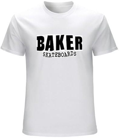 Baker Skateboards Mens T-Shirt Unisex Graphic Black Tee Shirt XXL