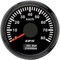 ELING 52 mm GPS-Tachometer 0–80 km/h Kilometerzähler mit 7 Farben Hintergrundbeleuchtung für Segelboote Schiffe (schwarz+schwarz, 0-80KM/H)
