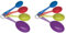 KitchenCraft Colourworks Measuring Cup Set, Multi-Colour, 4-Piece (Pack of 2)