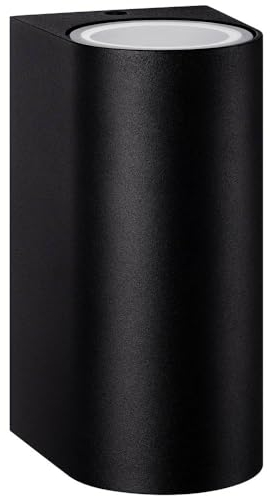 Philips Outdoor Nightingale Wandleuchte up/down, 2x max. 35W, exkl. Leuchtmittel, IP44 wetterfest, schwarz