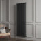 Huibathroom 1800x560mm Tall Black Cast Iron Vertical Double Column Traditional Central Heating Horizontal Radiators