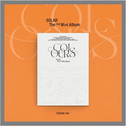 MAMAMOO SOLAR COLOURS 2nd Mini Album Contents+Tracking Sealed SOLA (Palette Version)