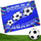 Bandiera 50 x 70 con Passante Per Asta - Campioni D'Italia - Forza Italia - Nero Blù - Azzurro Nero - (FORZA RAGAZZI)