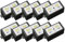 rhinocables RJ45 Cat 5 Gigabit Inline Punchdown Krone Coupler Joiner for Cat5e Ethernet Cables (10, Black)