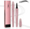 Mikro Wasserdichter Augenbrauenstift mit 4 Gabelspitze Applikator, 3D Augenbrauenstift, 2024 Neu Upgrade Wasserfester Eyebrow Pencil Erzeugt mühelos natürlich aussehende Brauen (A# Grau)