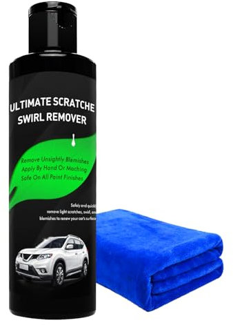 Scratch Swirl Removal Kit, Car Polish Pre-Waxing, Paintwork Restorer for Cars, Easy to Repair Paint Scratches, Swirls, Marks, Abrasion, Stains, Water Stains, Hairline