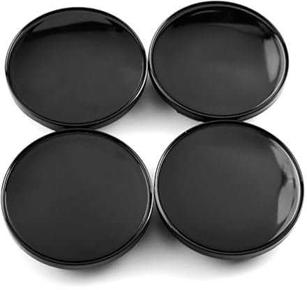 FNDYMNPG 4 Stück Radkappen für Auto, für VW Bora Variant Wheel Hub Caps 55mm Hitzebeständiger Radnaben Mitteldeckel Felgendeckel Nabenkappen Auto Zubehör,C