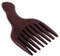 Ipetboom 1 Stück Massagekamm Haarkamm pflücken entwirrender Kamm Haarkämme Kissenhaarbürste Haarpickkamm lockengel lockenstyler Kämme aus Sandelholz Massagekämme aus Holz Ebenholz Black