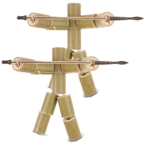 JOINPAYA 2 Stück Bambus Mann Spielzeug Bambus Bjd Puppe Handgemachtes Puppenset Puppenmaterialien Schaufensterpuppe Für Künstler Tischpuppenspiel Set Bambus Puppenset Bambus