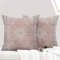 ECZOIL 2er Set Boho Kissenbezug 50x50 cm Kissenhülle Dekorative Dekokissen Boho Stil Vintage Zierkissen für Wohnzimmer Schlafzimmer Sofa Home Decor mit Verstecktem Reißverschluss - Rosa