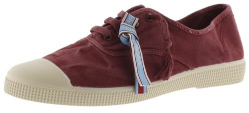 victoria Inglesas Unisex 1915 Lona Envejecida DREC & Cordones Al Tono & Pulsera 1661102 para Adulto Burdeos 39