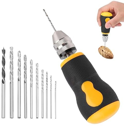 Taladro Manual Eléctrico De Precisión - Mini Taladro Electrónico, Herramienta Giratoria Para Perforaciones Delicadas | Taladro De Mano Compacto Para Joyas, Herramienta De Precisión Para Bricolaje