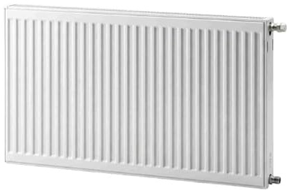 Convector Radiator Flomasta Type 21 600 x 900mm White – 4104 BTU Double Panel Central Heating Radiator with Single Convector, Wall Mounted, Energy Efficient Home Heating