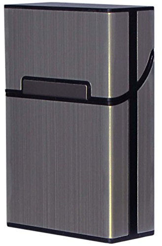 Diawell Zigarettenetui Edel Zigarettenbox Aluminium Etui Box Behälter mit Magnetverschluss für 20 Zigaretten Zigarettenschachtel Schachtel