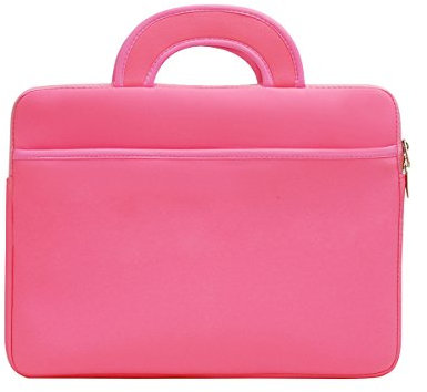 LaoZan Wasserfeste Schutzhülle für Laptops/Ultrabooks Laptophülle Aktentasche Handtasche Tablet Sleeve Für Apple MacBook/ipad/Samsung 17zoll Pink