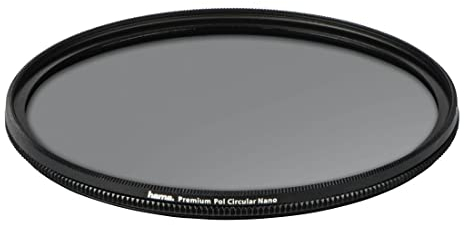 Hama NSC18 Polarisationsfilter (zirkulärer Polarisator, Oberglas, Gewindedurchmesser 58 mm, Rahmenstärke 4,5 mm, Vordergewinde, 18-lagig) schwarz