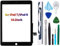 Tefir Negro Kit de reparación de digitalizador para iPad 10.2 2019 iPad 7 7th Gen A2197 A2198 A2200 Reemplazo de digitalizador de Pantalla táctil (sin botón de Inicio) + Herramientas