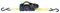 Connex Zurrgurt - Einteilig - 2 m x 18 mm - 100 kg maximale Belastbarkeit - Aufrollautomatik - Mit Spannratsche & S-Haken - Aus Polyester / Spanngurt / Ladungssicherung / Ratschengurt / DY270670