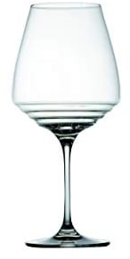 Zafferano NE08000 Collezione Rossi Importanti, Calice in Vetro per Degustazioni, Altezza 242 mm, capacità 80 cl - Set 6 Pezzi