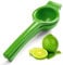 AEX Manual Lemon Squeezer Premium Aluminum Heavy Duty Juice Extractor Single Press Hand Juicer Lime Citrus Fruit Juicer Quick and Effective Juicing Dishwasher Safe (Green)