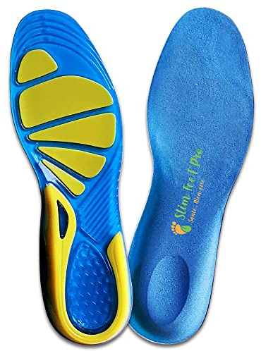 Semelles Chaussures Gel Anti Choc Homme Femme Taille S pour Basket, Chaussure Sécurité | Sport Randonnée, Marche | Soin Pieds | Antidérapante, Anti odeur, Pieds plat ou creux, sensible, hallux valgus