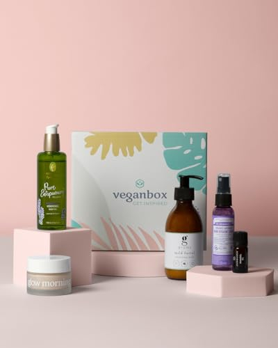 VEGAN BOX® Beauty Geschenkbox | Mind. 5 Premium Naturkosmetik-Geschenke Für Frauen | Vegane & Tierversuchsfreie Green Beauty Produkte