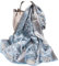 MEISEE Damen Langer Schal, B-hellblaue Blumen, 6721in