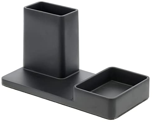 Zone Denmark, Stiftehalter Schreibtisch, Stiftebecher, Schreibtischorganizer, 20 x 10 x 10,5 cm, Schwarz