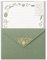 Midori 86507006 Briefset Folienprägung Briefumschläge, Blattmuster