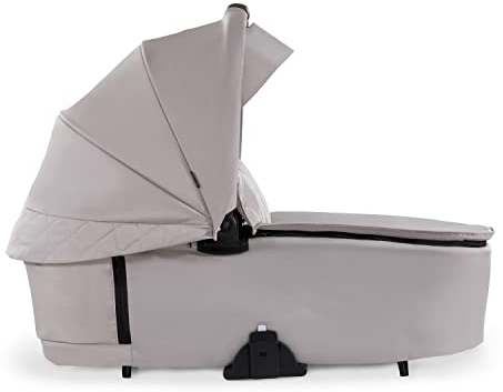 hauck Babywanne mit Memory-Knöpfen für Walk N Care Kinderwagen für Neugeborene ab Geburt bis 9 kg, UPF 50+, XXL Panoramafenster, Weiche Poslterung, Klein Zusammenklappbar (Beige)