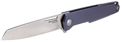 Mr. Blade Premium Taschenmesser aus Titan — Snob — Exclusives Outdoormesser aus M390 Stahl