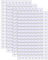 zoerbufan Klettpunkte Selbstklebend 10 mm, Klett Klebepunkte 270 Paar, Self Adhesive Klebend Klettverschluss für Handwerk auf Papier, Kunststoff, Glas, Leder, Metall (Weiß)