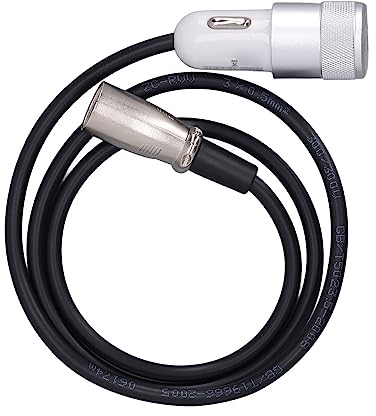 Cable de Carga del Controlador del Joystick para Silla de Ruedas Eléctrica BC04 2PD60W 12 a 24V Cable de Carga del Joystick para Silla de Ruedas Accesorio de Línea de Carga Rápida