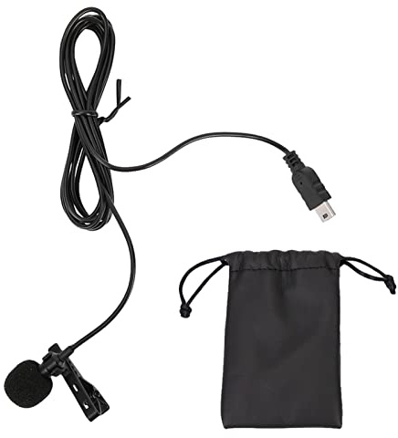 Lavalier-Mikrofon für Hero 3 3+ 4 USB Stereo Externes Mikrofon Professionelles Mikrofon mit Clip