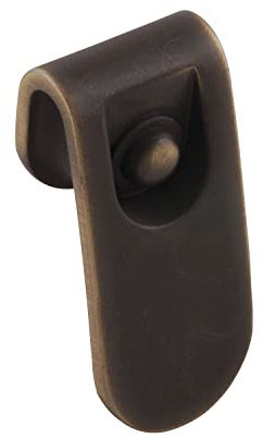 ESTAMP Möbelknopf Flexo Breite 24mm - Knauf für Schrank im Industrie Look - Möbelknauf, Zinkdruckguss Bronze industriell