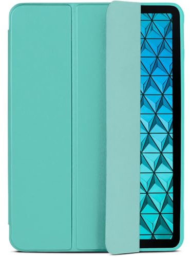 ONEFLOW Hülle für Samsung Galaxy Tab A8 (2021) Schutzhülle ultradünn mit Ständer, Cover mit Auto Schlaf/Wach Funktion, Flip Case mit Magnet Standfunktion, Folio PU Leder Case, Türkis