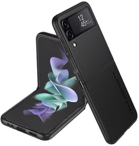 Topme Custodia Compatibile con Samsung Galaxy Z Flip3 / Samsung Galaxy Flip 3 2021 (6.7) – Protezione Sicura e Elegante - Nero