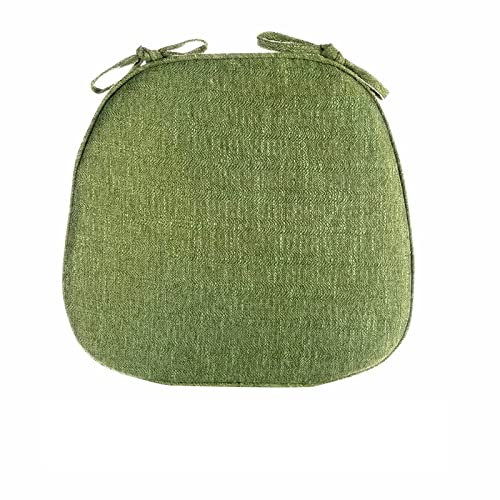 DAIYUVIVI Sitzkissen für Esszimmerstühle, Esszimmerstuhlkissen mit Bändern 16x16, Polster für Esszimmerstühle, Stuhlkissenpolster für mit abnehmbarem Bezug