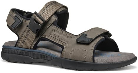 Geox Homme U SPHERICA EC5 B Sandale de Sport, Dove Grey, 39 EU