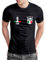 Italien T-Shirt „EM 2024“ Fußball Europameisterschaft Italia Shirt Herren Damen Unisex - personalisiert mit Zahl & Namen - Fanartikel Fan-Outfit Trikot, Schwarz, Gr. 3XL