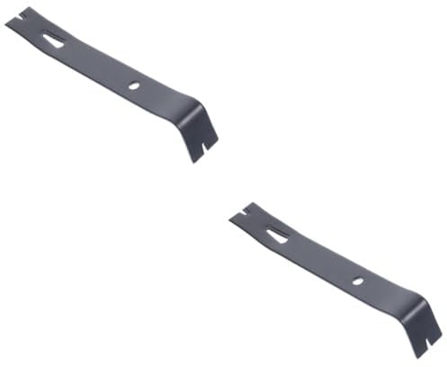 CRILSTYLEO 2pcs Tool Heavy-Duty Nail Remover for Woodworking Multi-Purpose Pry Bar for Prying Off Moulding Tiles and Baseboards Compact Design for Easy Carrying