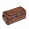 Fyriswho Trousse de Toilette Voyage Homme,Accessoires de Toilette Sac de Rasage,Sac de Makeup Toilette Imperméable, Sac Rangement Cosmétique pour Voyage Gym Business et Vacance, Marron