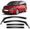 Opaltool Windabweiser Schwarz Kompatibel mit VW Touran 2003-2015, 4pcs Regenschutz zum Aufkleben für Fenster, Windabweiser Fensterscheiben für Autos