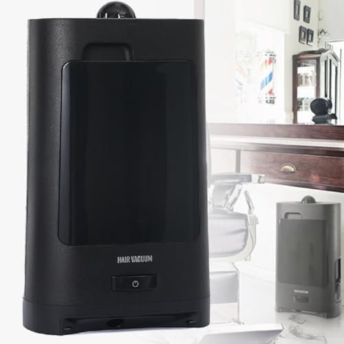 GAYAYAS Aspirateur de Salon avec Cheveux Cassés, Poubelle électrique pour Salon de Coiffure, Aspirateur Stationnaire à Capteurs sans Contact de 2,7 L, pour Salon, Salon de Coiffure